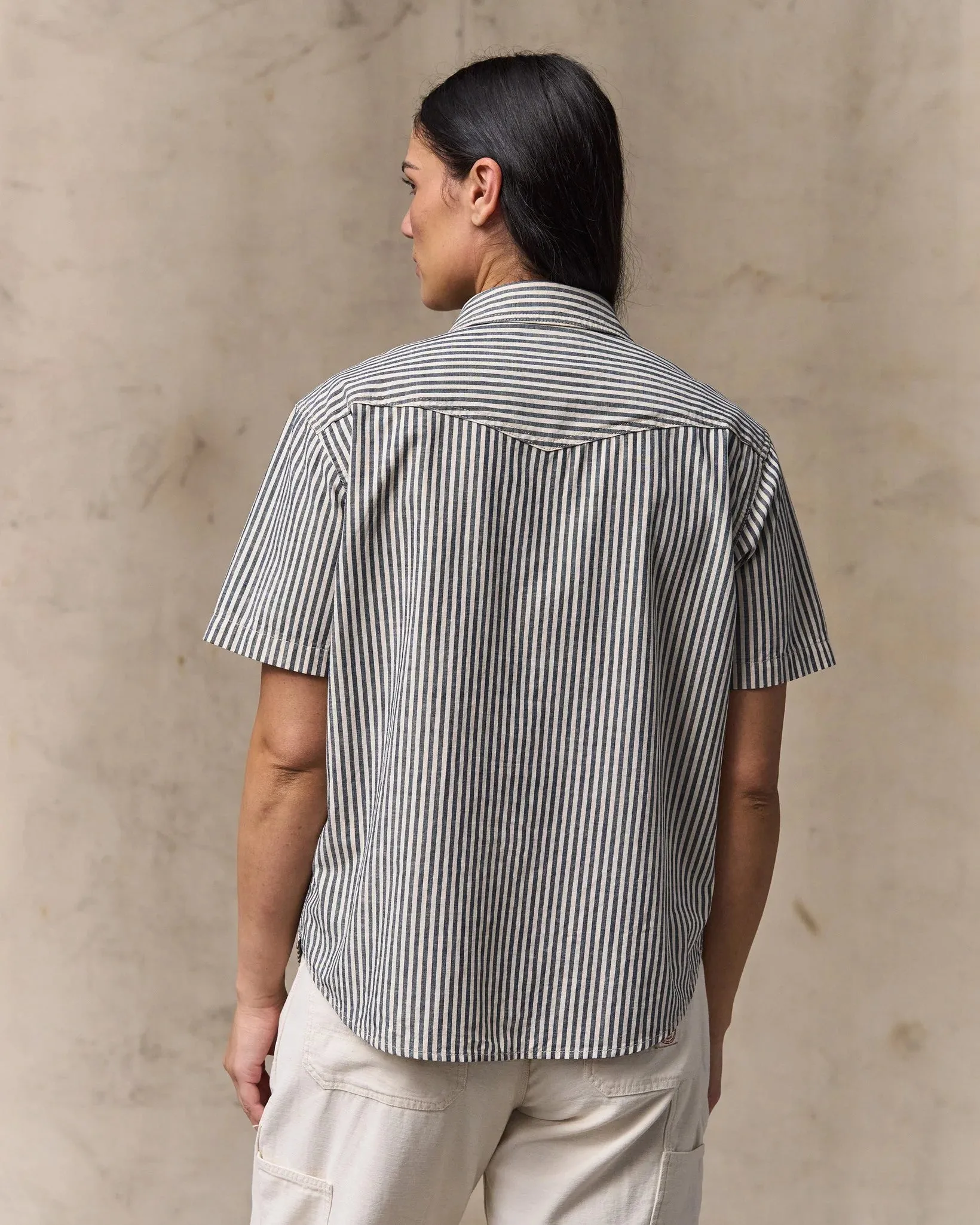 Filson Women's Short Sleeve Chambray Western Shirt sold by Old Souls NY product image thumbnail 4