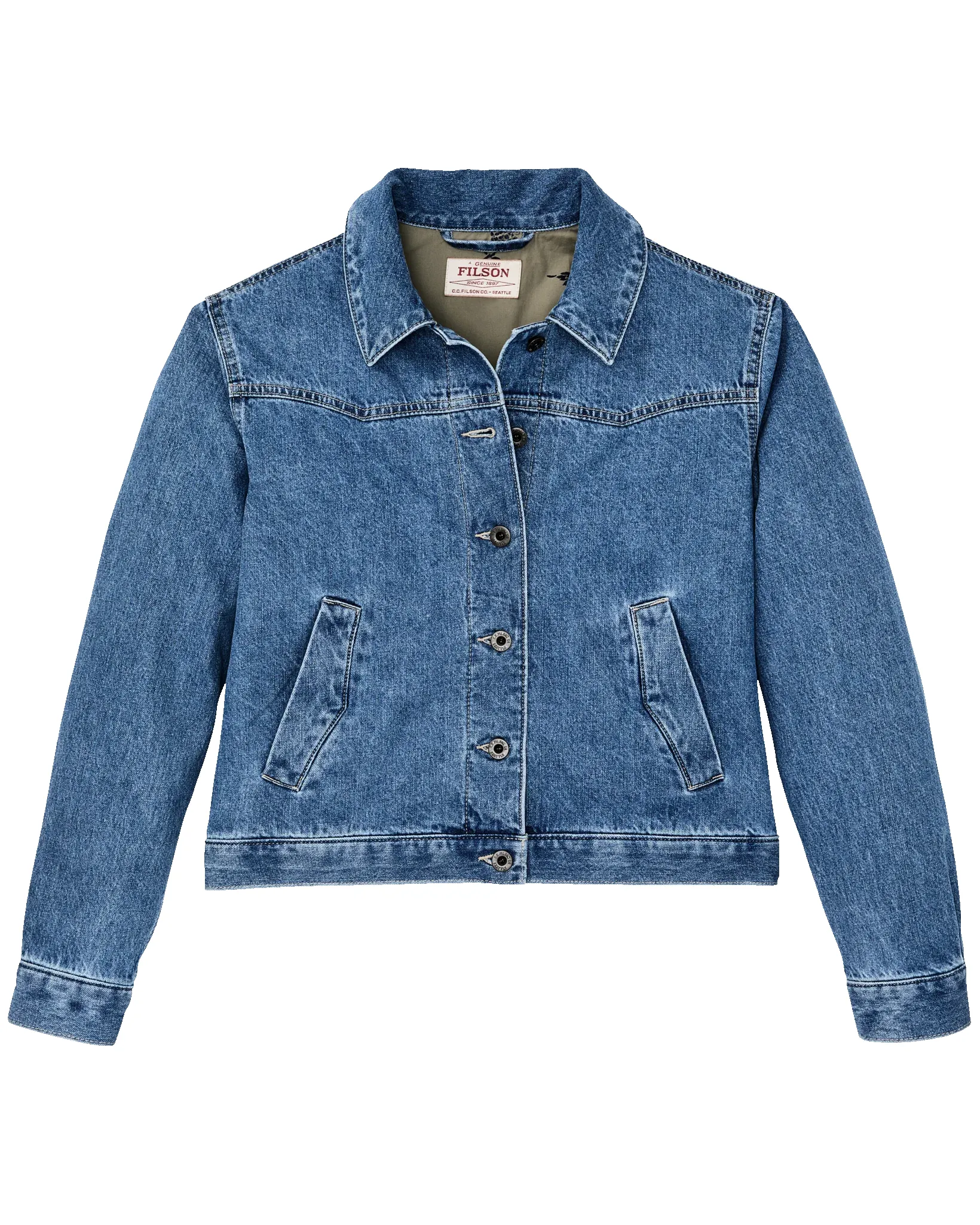 Filson Women's Western Denim Jacket sold by Old Souls NY