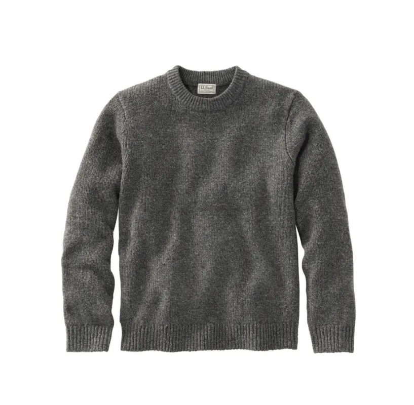 L.L.Bean's Classic Raggwool Crew Sweater Men's made by L.L. Bean