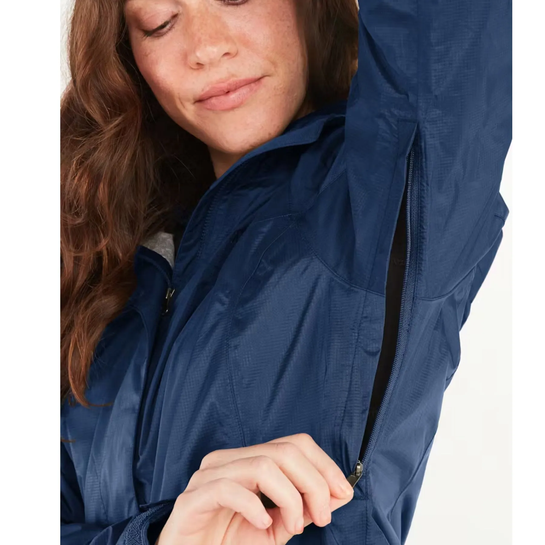 Marmot Women's PreCip Eco Jacket- ARCTIC NAVY sold by Old Souls NY product image thumbnail 4