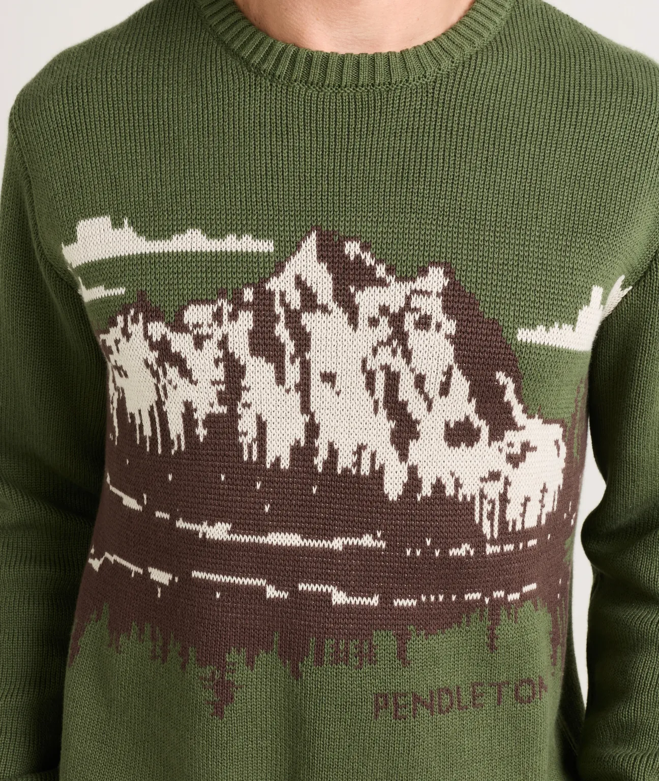 Pendleton MEN'S LAKE SCENE COTTON SWEATER sold by Old Souls NY product image thumbnail 3