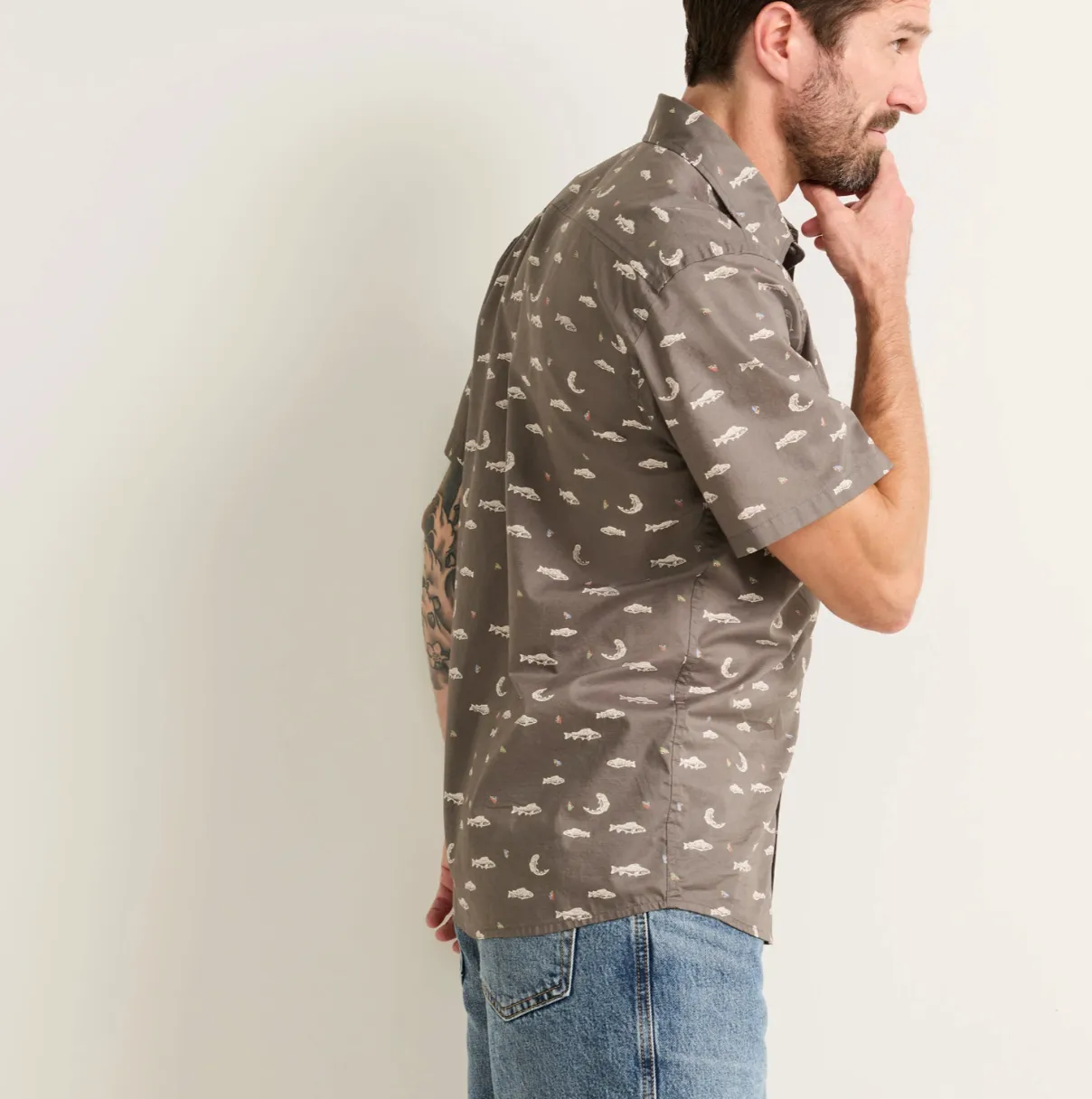 Pendleton MEN'S SHORT-SLEEVE SHORELINE COTTON SHIRT sold by Old Souls NY product image thumbnail 3