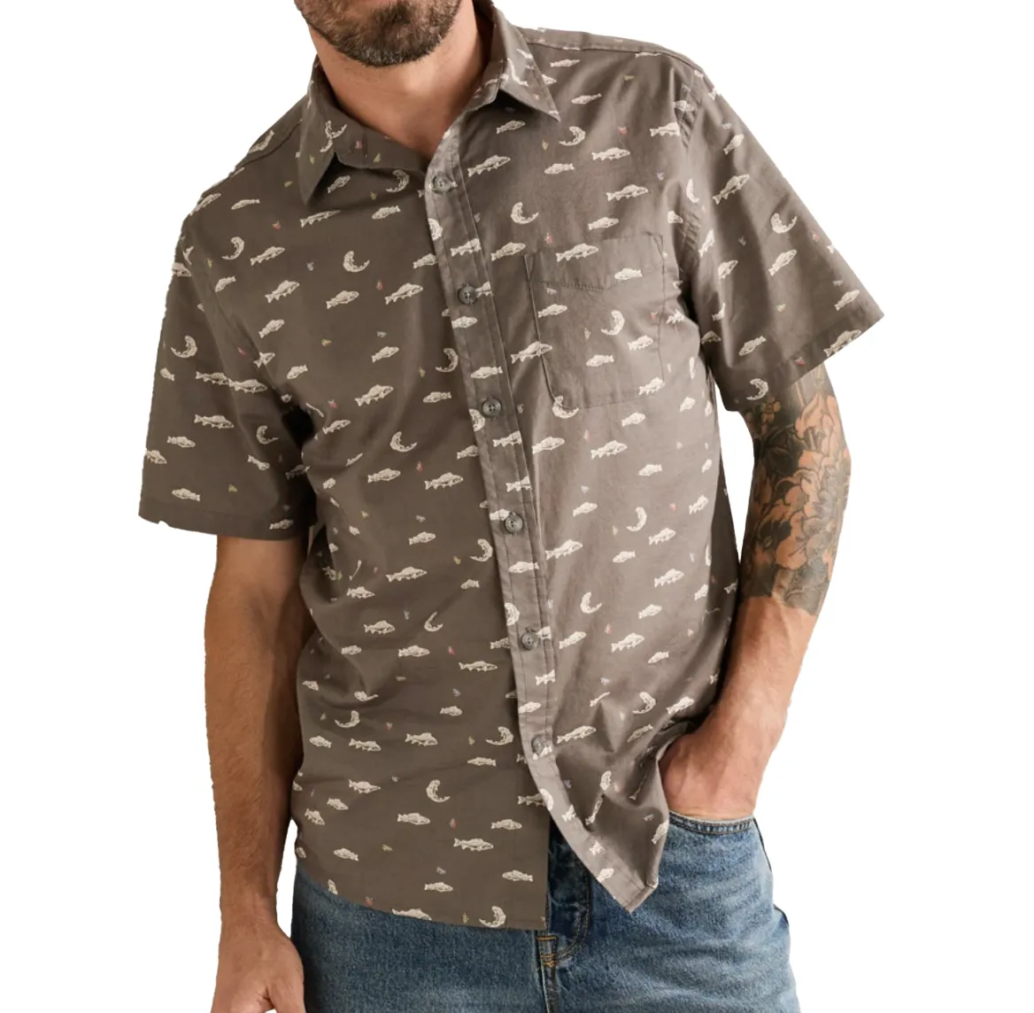 Pendleton MEN'S SHORT-SLEEVE SHORELINE COTTON SHIRT sold by Old Souls NY