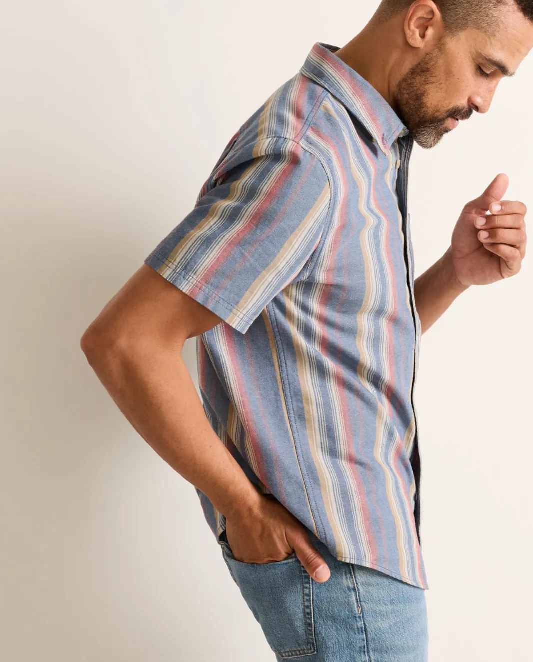 Pendleton MEN'S SHORT-SLEEVE STRIPE BAYSIDE SHIRT sold by Old Souls NY product image thumbnail 3