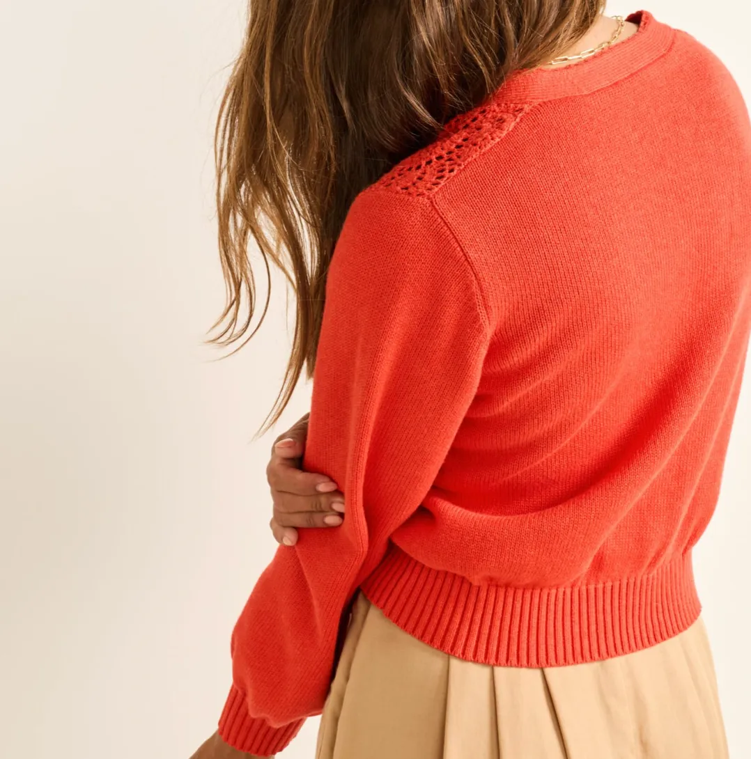 Pendleton W's Crochet Cotton Cardigan sold by Old Souls NY product image thumbnail 3