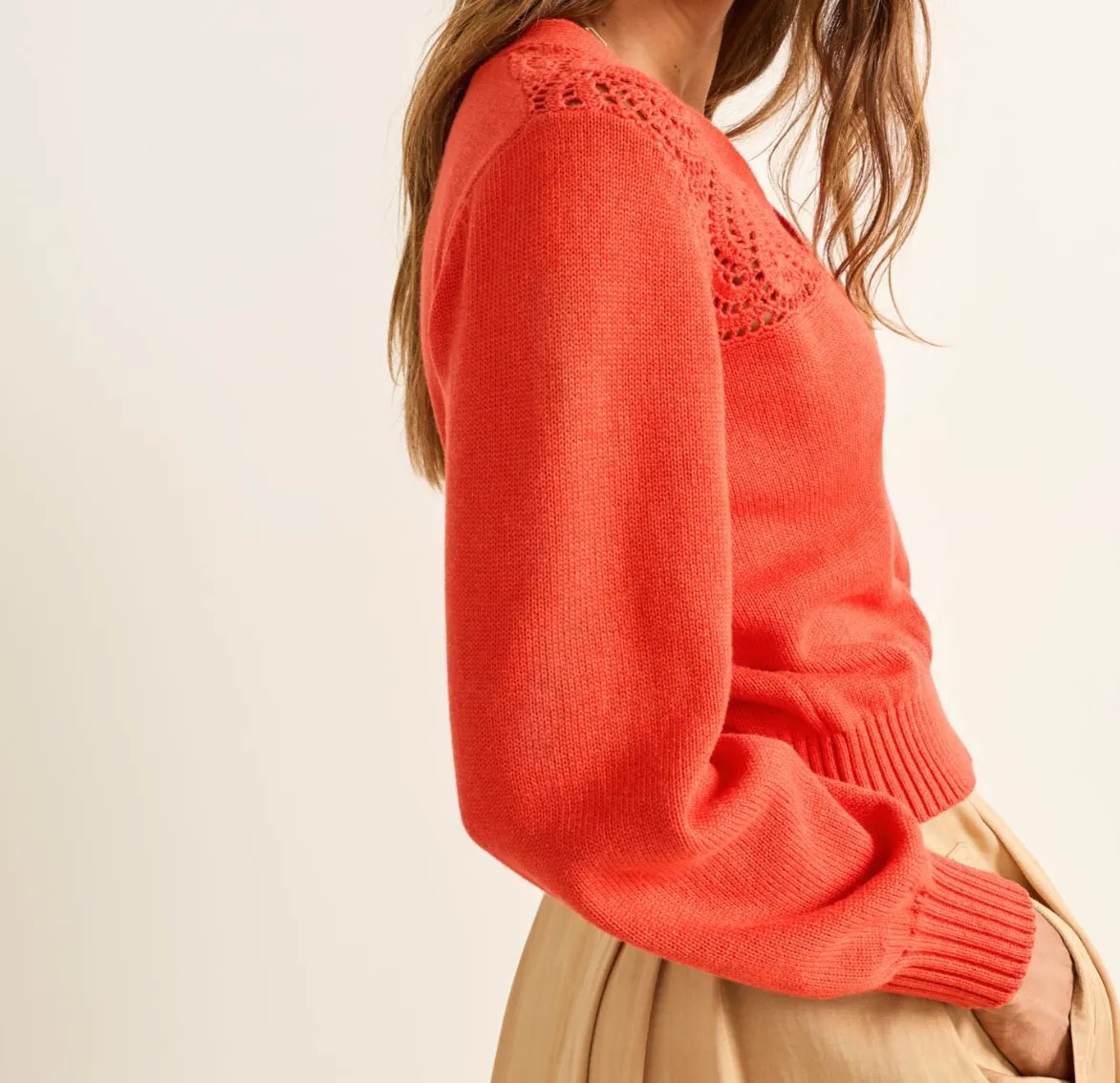 Pendleton W's Crochet Cotton Cardigan sold by Old Souls NY product image thumbnail 4