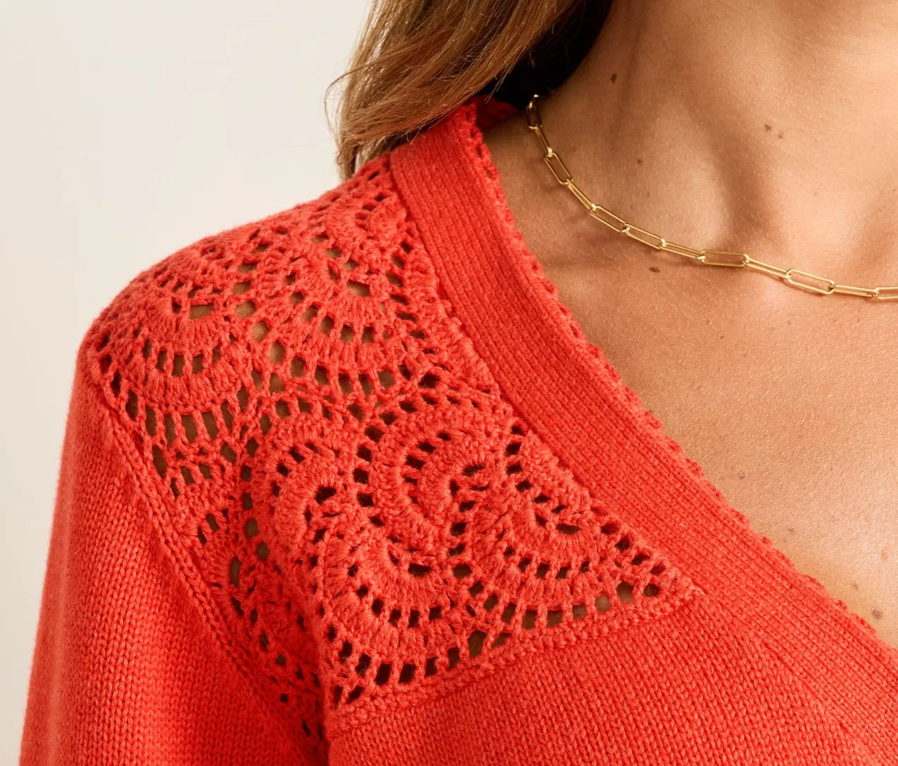 Pendleton W's Crochet Cotton Cardigan sold by Old Souls NY product image thumbnail 5