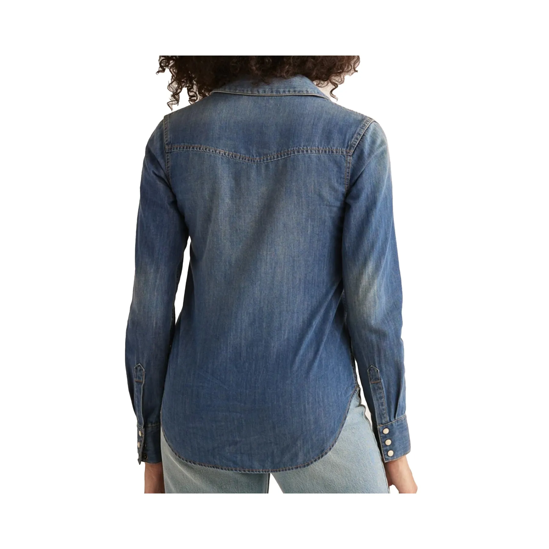 Pendleton Women's Chambray Gambler Shirt sold by Old Souls NY product image thumbnail 3