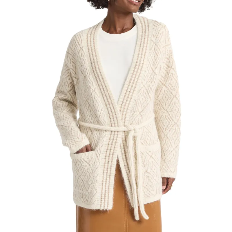 Pendleton Women's Textured Alpaca Cardigan made by Pendleton