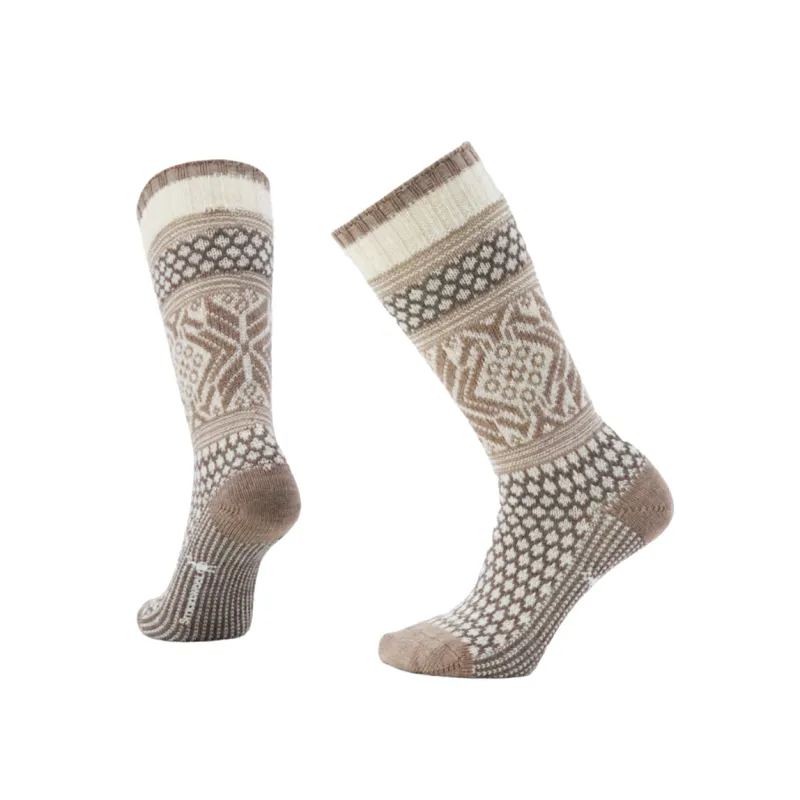 Smartwool Everyday Popcorn Snowflake Pattern Crew Socks made by Smartwool