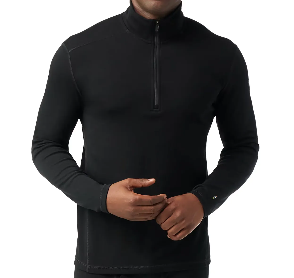 Smartwool M's Classic Thermal Merino Base Layer 1/4 Zip sold by Old Souls NY product image thumbnail 2