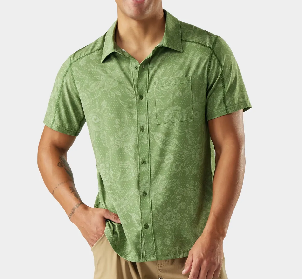 Smartwool M's Everyday Short Sleeve Button Down sold by Old Souls NY product image thumbnail 2