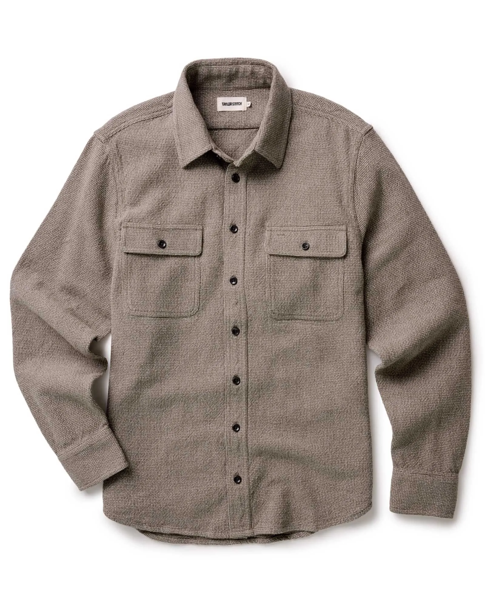 Taylor Stitch The Ledge Shirt Army Linen Twill sold by Old Souls NY