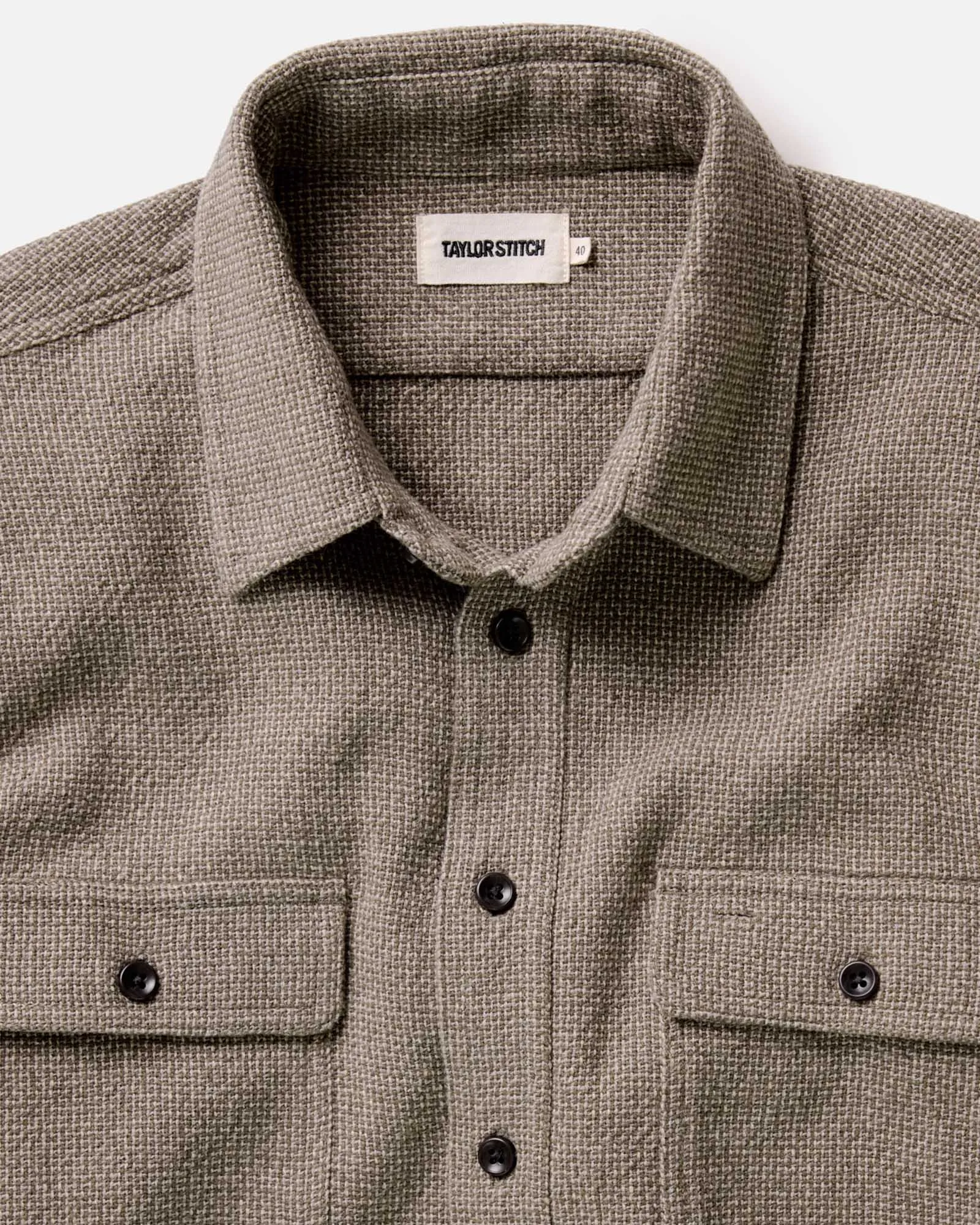 Taylor Stitch The Ledge Shirt Army Linen Twill sold by Old Souls NY product image thumbnail 2