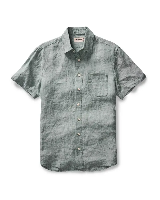Taylor Stitch The Short Sleeve California -  Cilantro Hemp made by Taylor Stitch