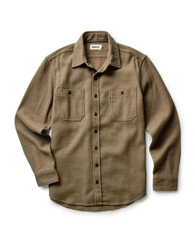 Taylor Stitch The Utility Shirt in Cypress Sashiko made by Taylor Stitch