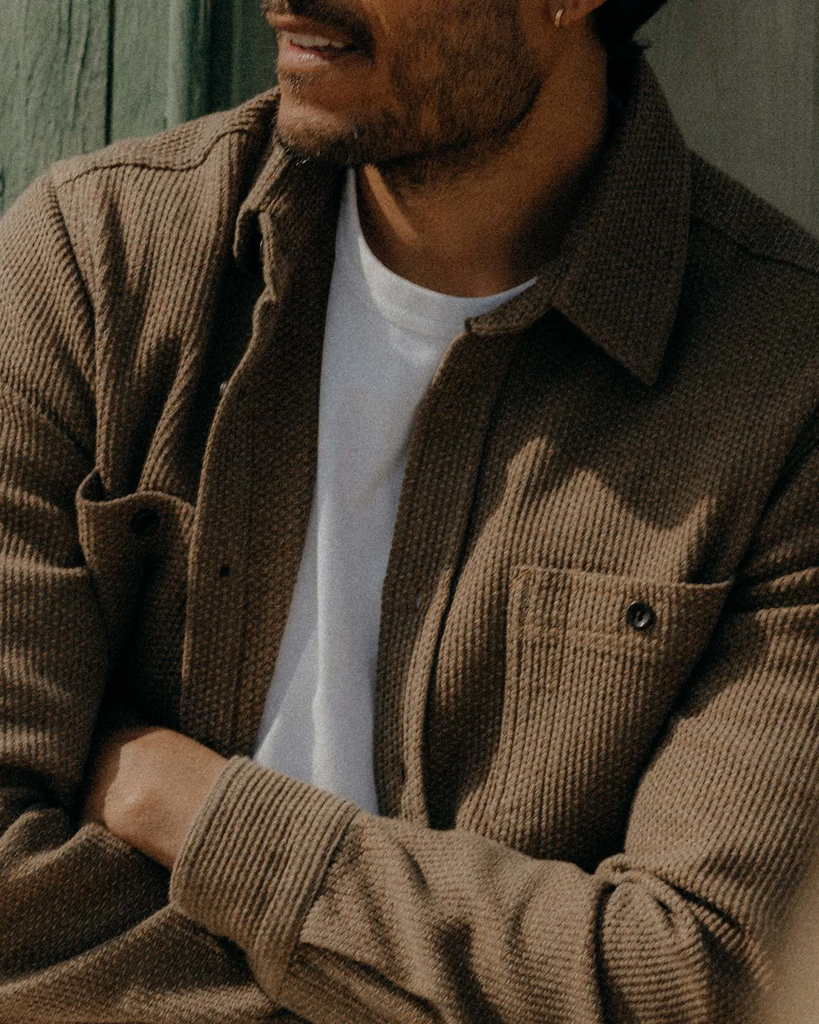 Taylor Stitch The Utility Shirt in Cypress Sashiko sold by Old Souls NY product image thumbnail 5