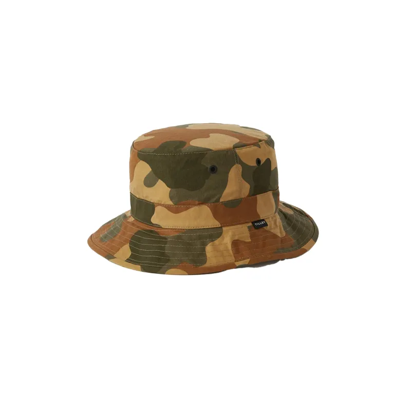 Tilley Waxed Camo Bucket Hat made by TILLEY