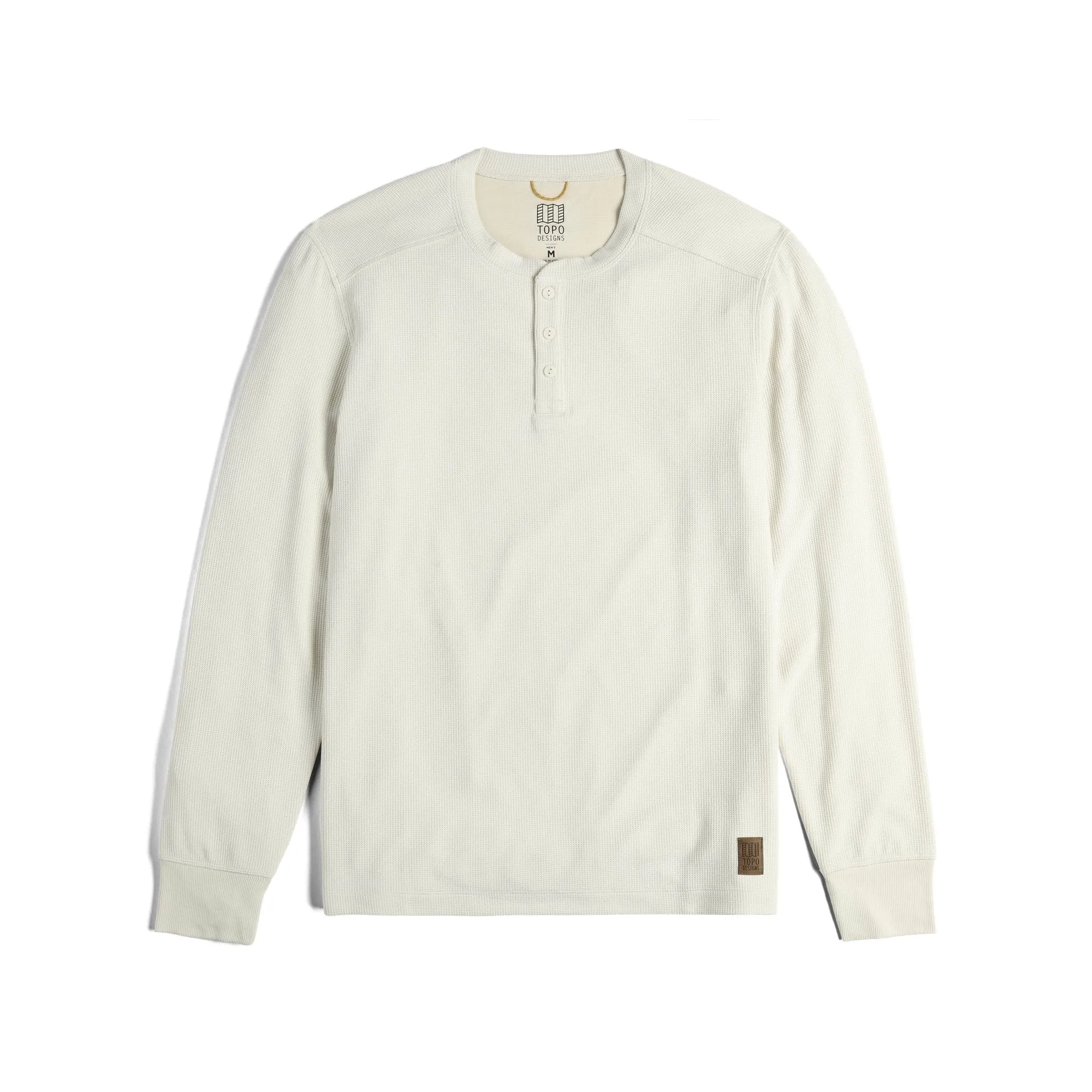 Topo Designs M's Global Waffle Henley sold by Old Souls NY