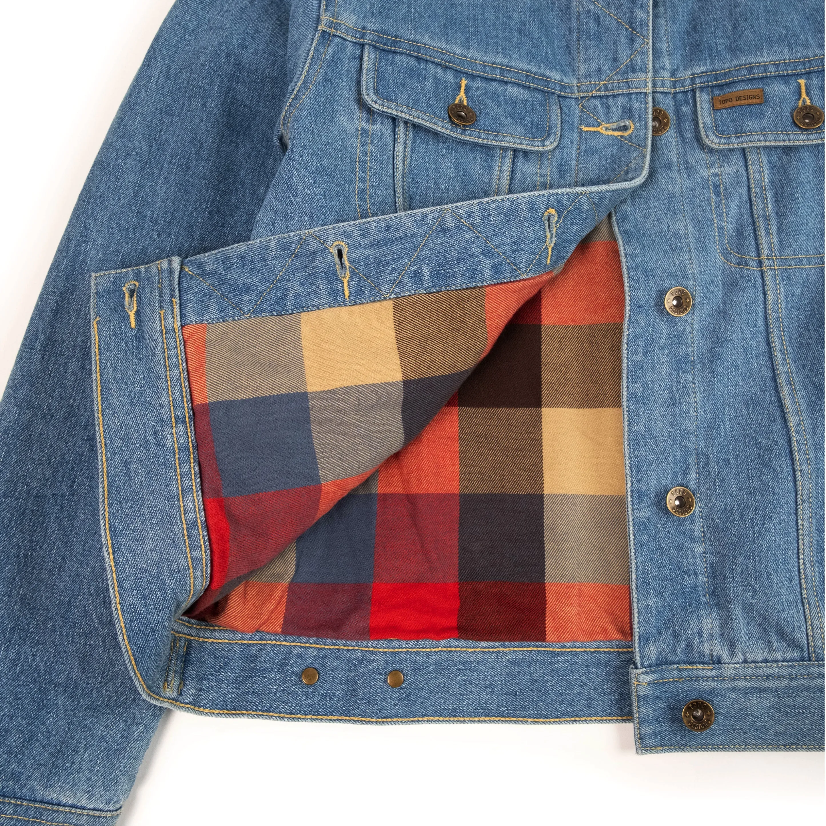 Topo Designs W's Sightseer Jean Jacket sold by Old Souls NY product image thumbnail 3