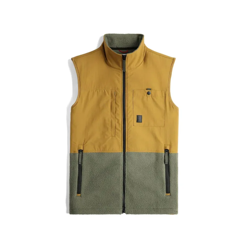 Topo Designs M's Subalpine Fleece Vest made by TOPO DESIGNS