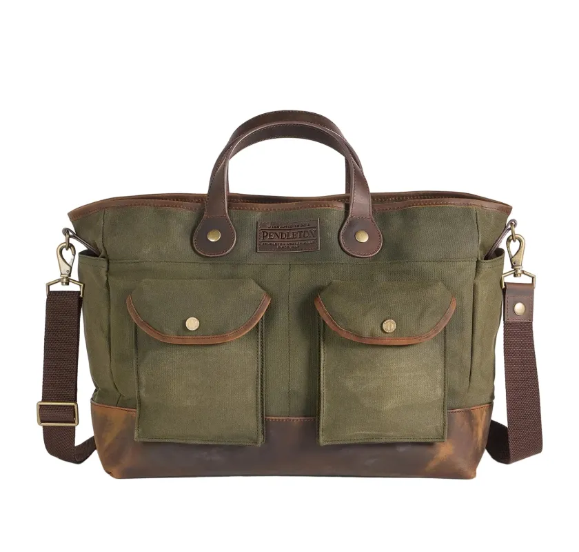 Pendleton Odysesy Waxed Canvas Messenger Bag made by Pendleton
