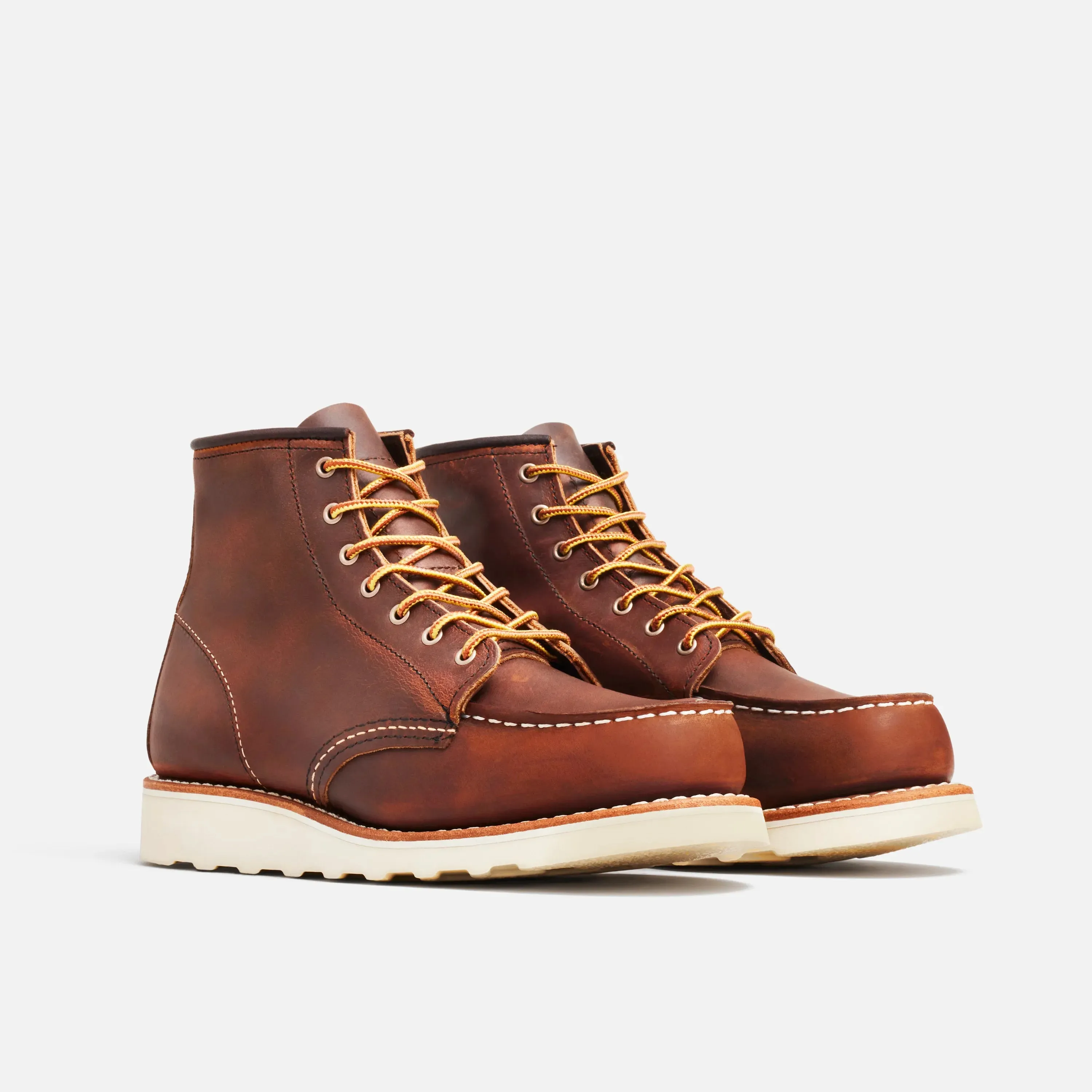 Red Wing W's 6" Classic Moc - Copper Rough and Tough sold by Old Souls NY product image thumbnail 3