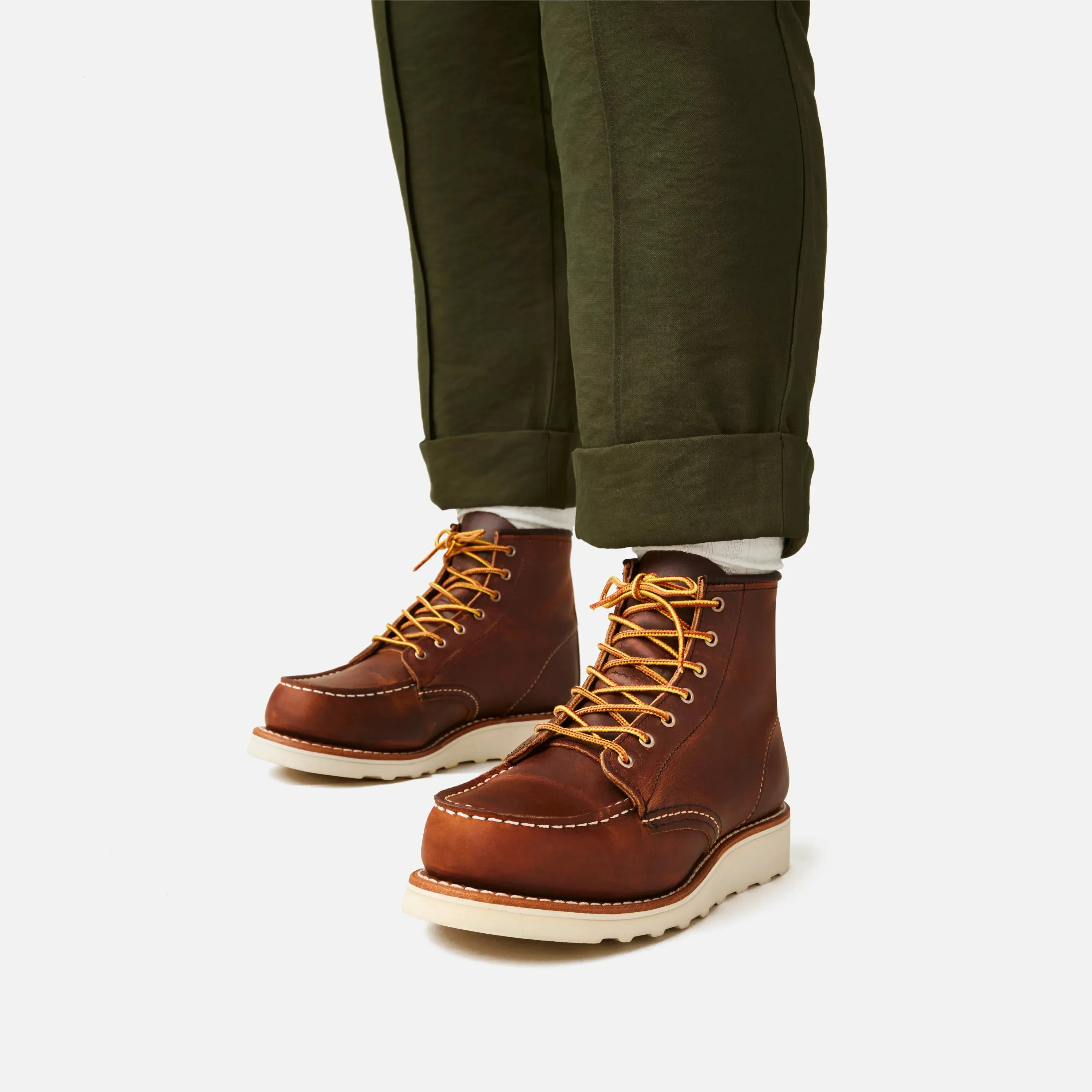 Red Wing W's 6" Classic Moc - Copper Rough and Tough sold by Old Souls NY product image thumbnail 2