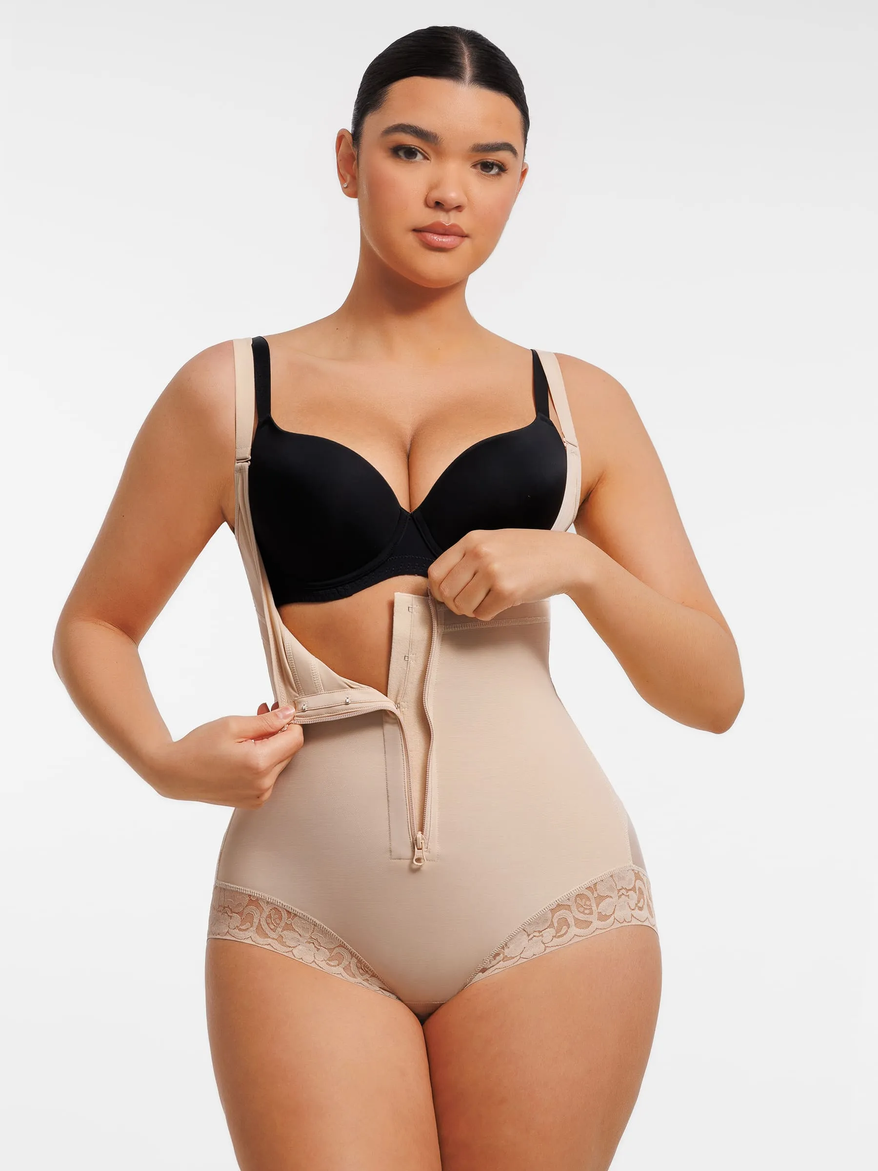 Adjustable U-Plunge Front Zipper Shapewear sold by FeelinGirl product image thumbnail 3