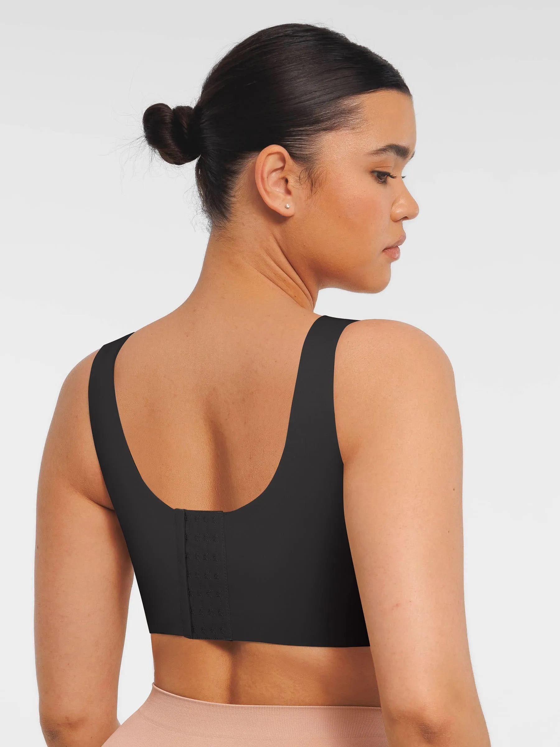 Feelingirl Seamless V Neck Comfort Fit Everyday Bra sold by FeelinGirl product image thumbnail 5