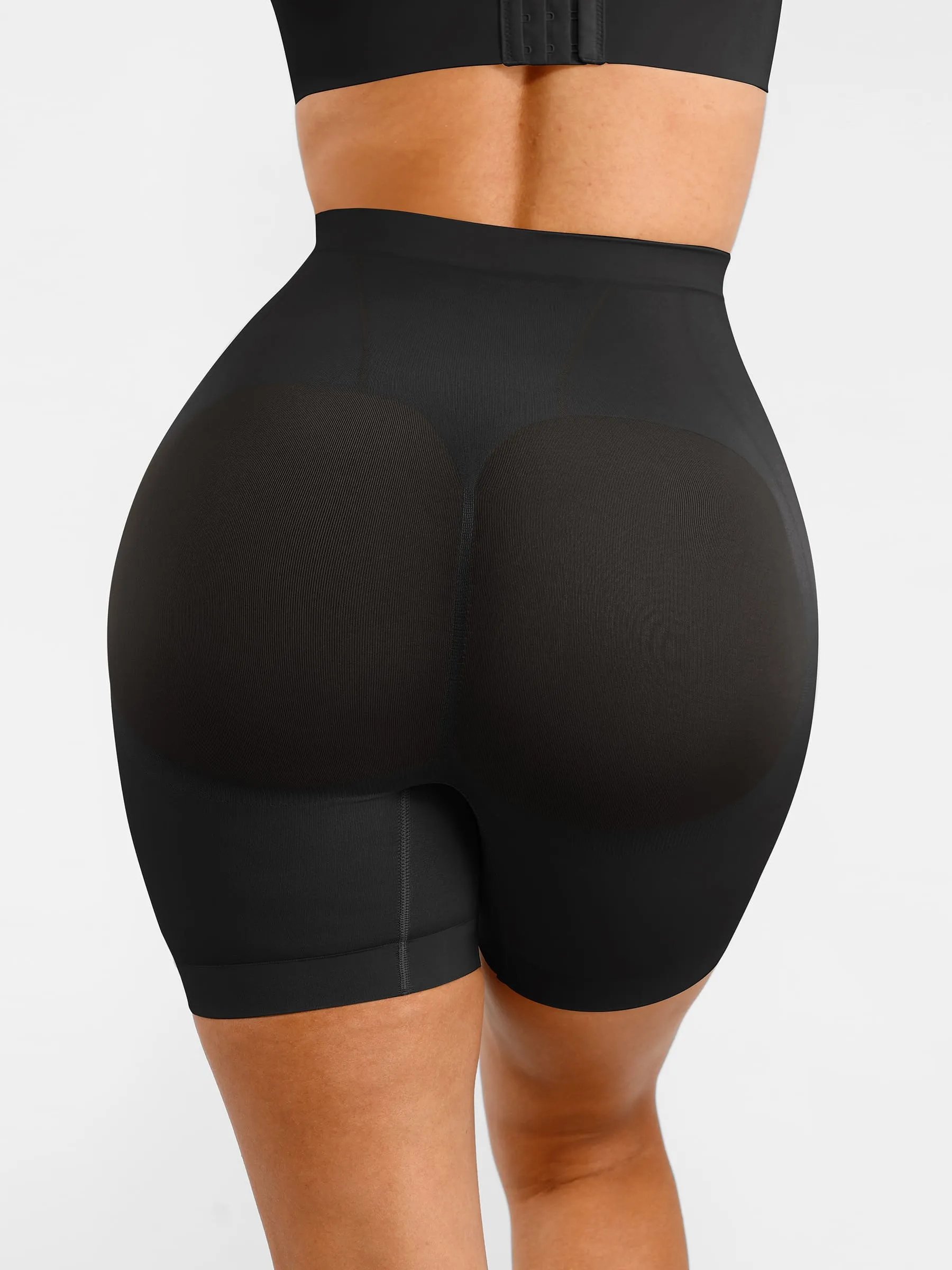 Feelingirl Seamless Comfort Mid Waist Tummy Control Panties Shaping Shorts sold by FeelinGirl product image thumbnail 4