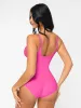 Feelingirl V Neck Adjustable Straps Tummy Control  Bodysuit sold by FeelinGirl