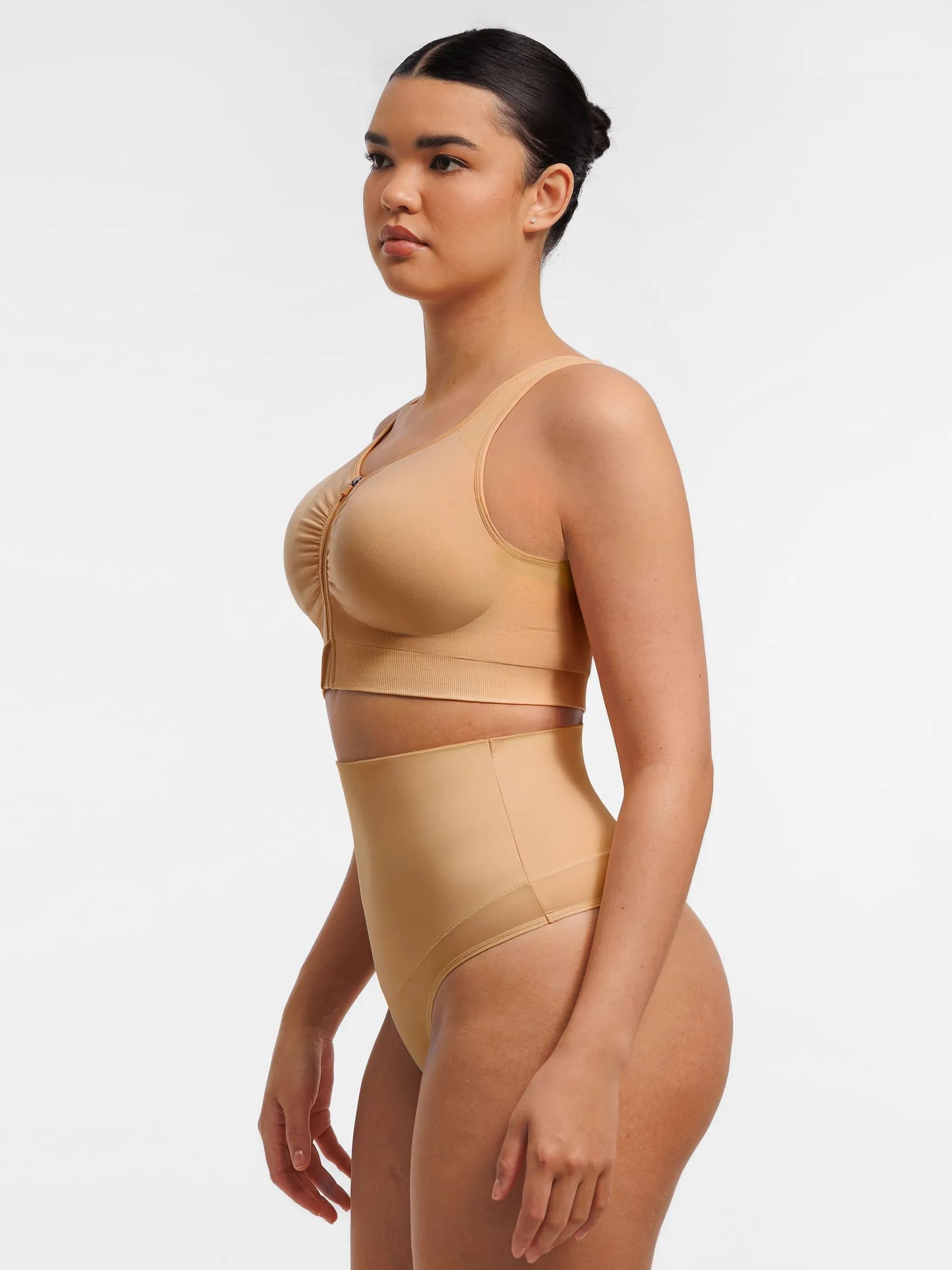 Feelingirl Seamless Front-Opening Zipper Bra sold by FeelinGirl product image thumbnail 4