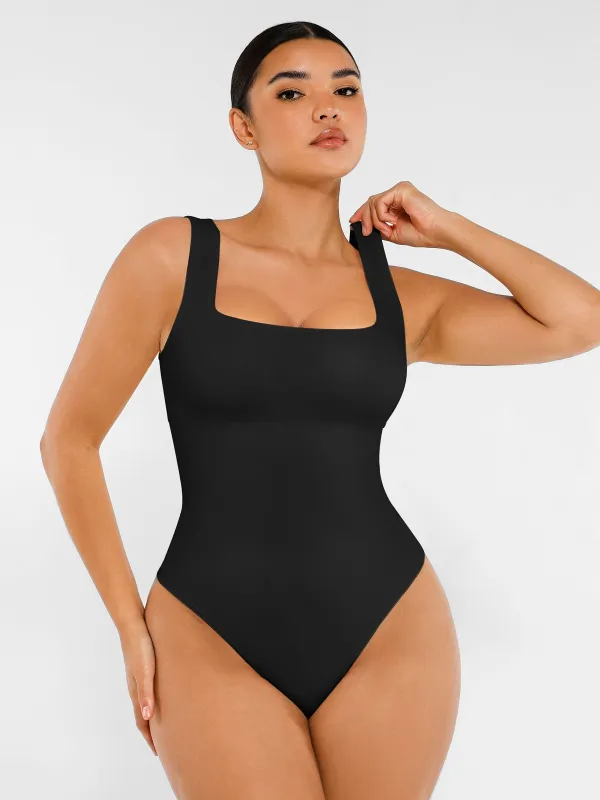 Feelingirl Seamless Shapewear Thong Bodysuit sold by FeelinGirl
