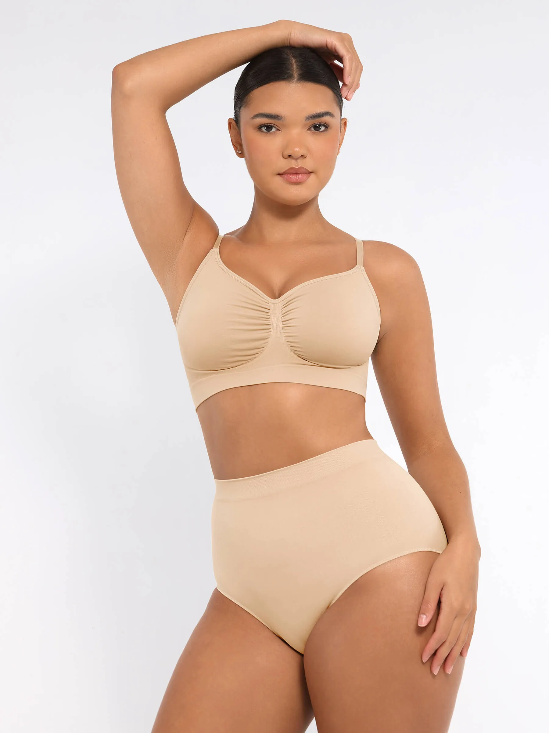 Feelingirl Wireless Bra & Seamless Tummy Control Brief Set sold by FeelinGirl product image thumbnail 4