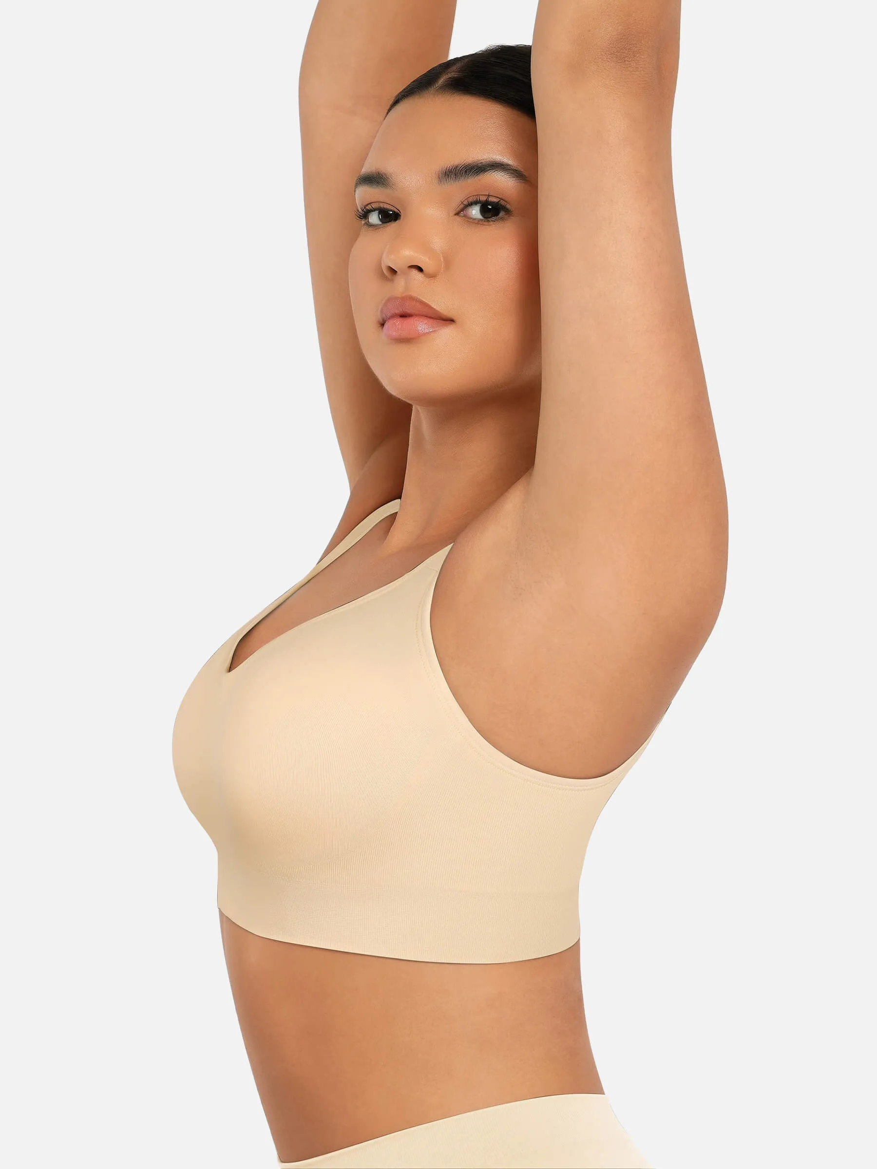 Feelingirl Built-in Soft Cups Full Coverage Wireless Bra sold by FeelinGirl product image thumbnail 5