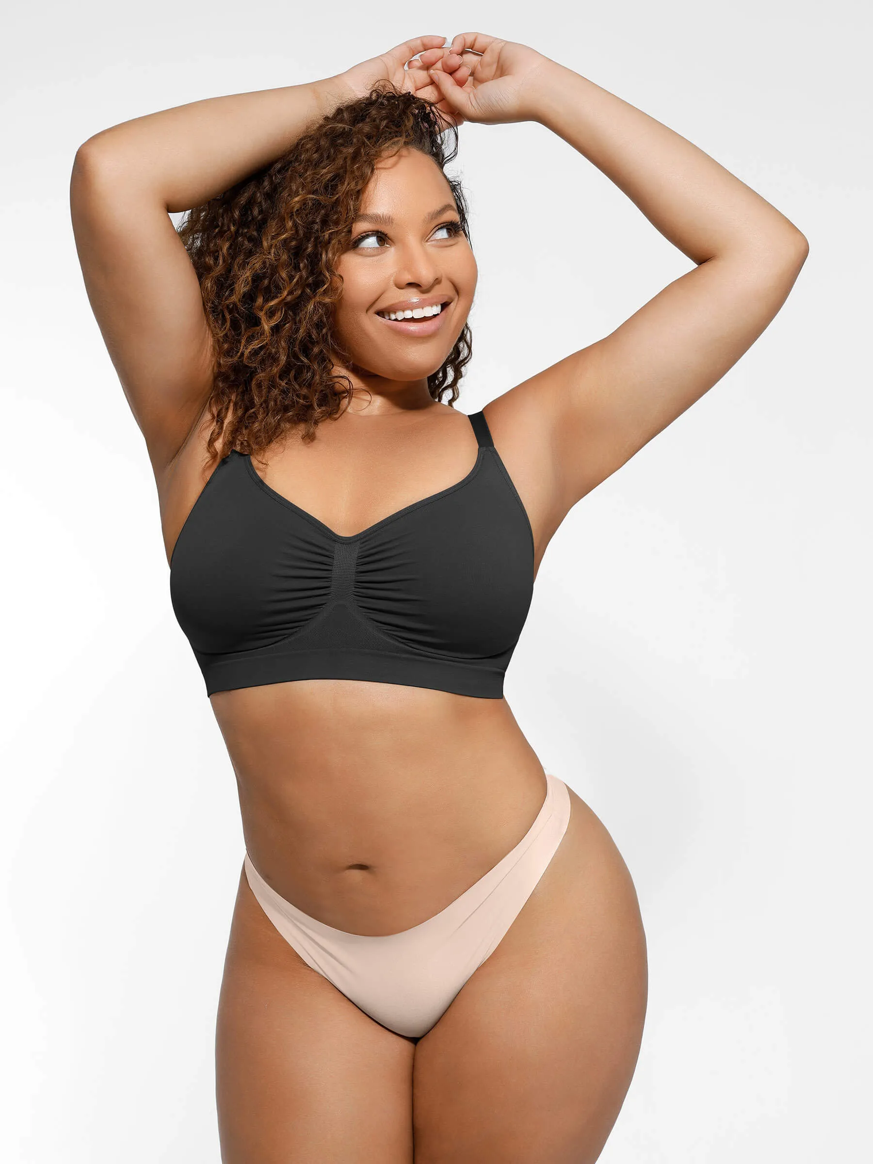 Feelingirl Everyday Wireless Bra Unlined Soft Bra sold by FeelinGirl product image thumbnail 5
