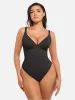 Feelingirl V Neck Tummy Control Bodysuit sold by FeelinGirl
