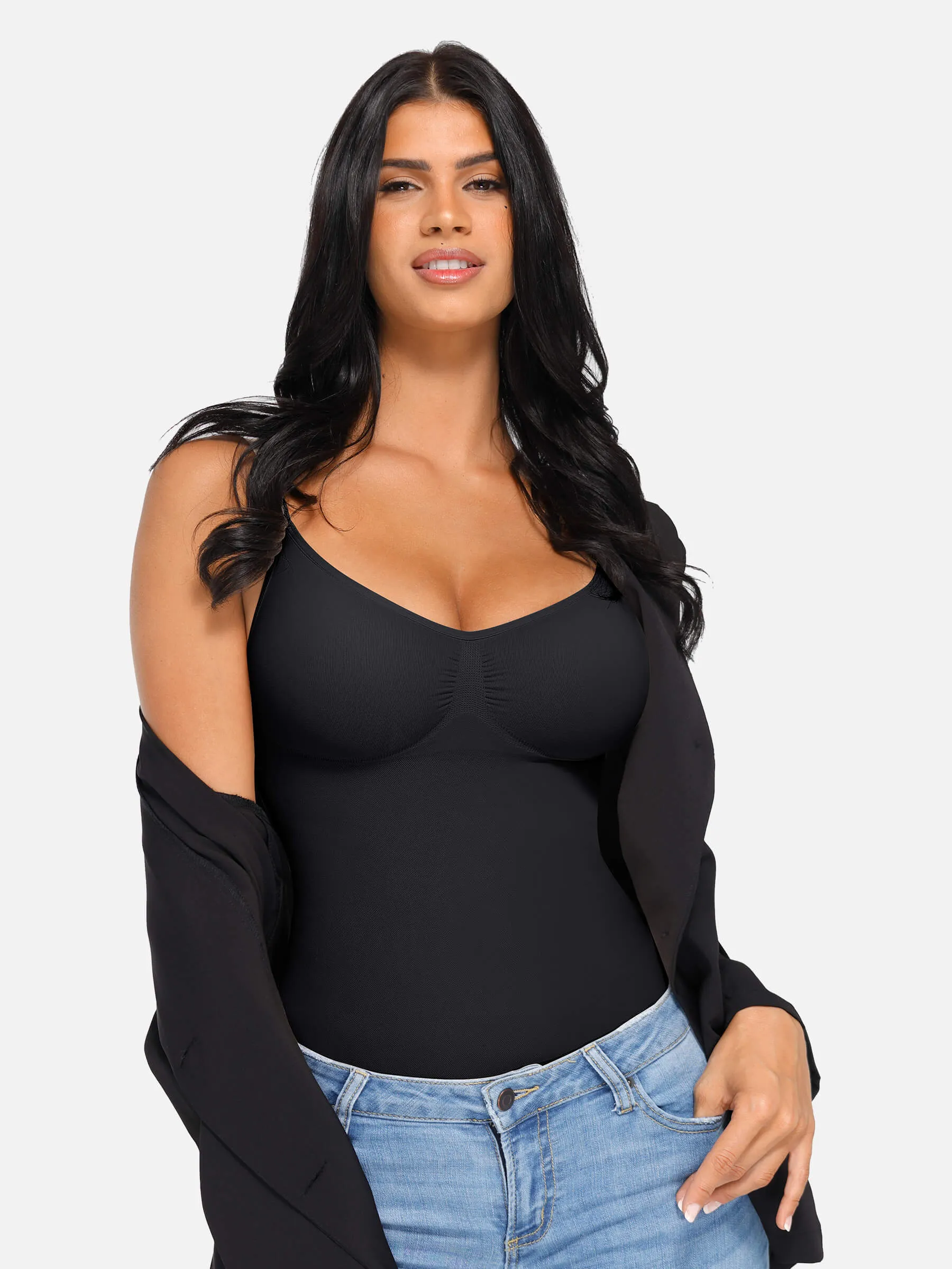Feelingirl Bust Support Waist and Abdomen Control Shape Tank Top Vest sold by FeelinGirl product image thumbnail 3