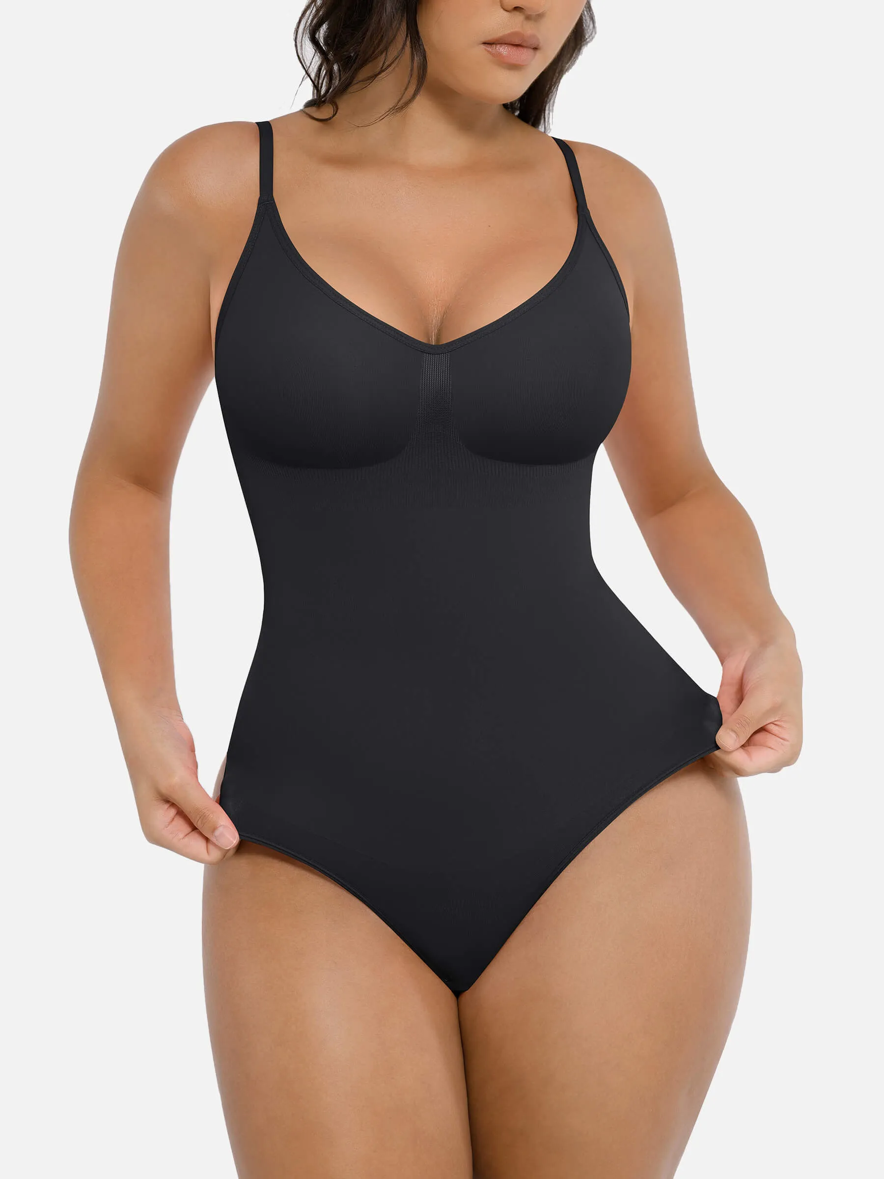Feelingirl Tummy Control Seamless Thong Bodysuit sold by FeelinGirl product image thumbnail 3