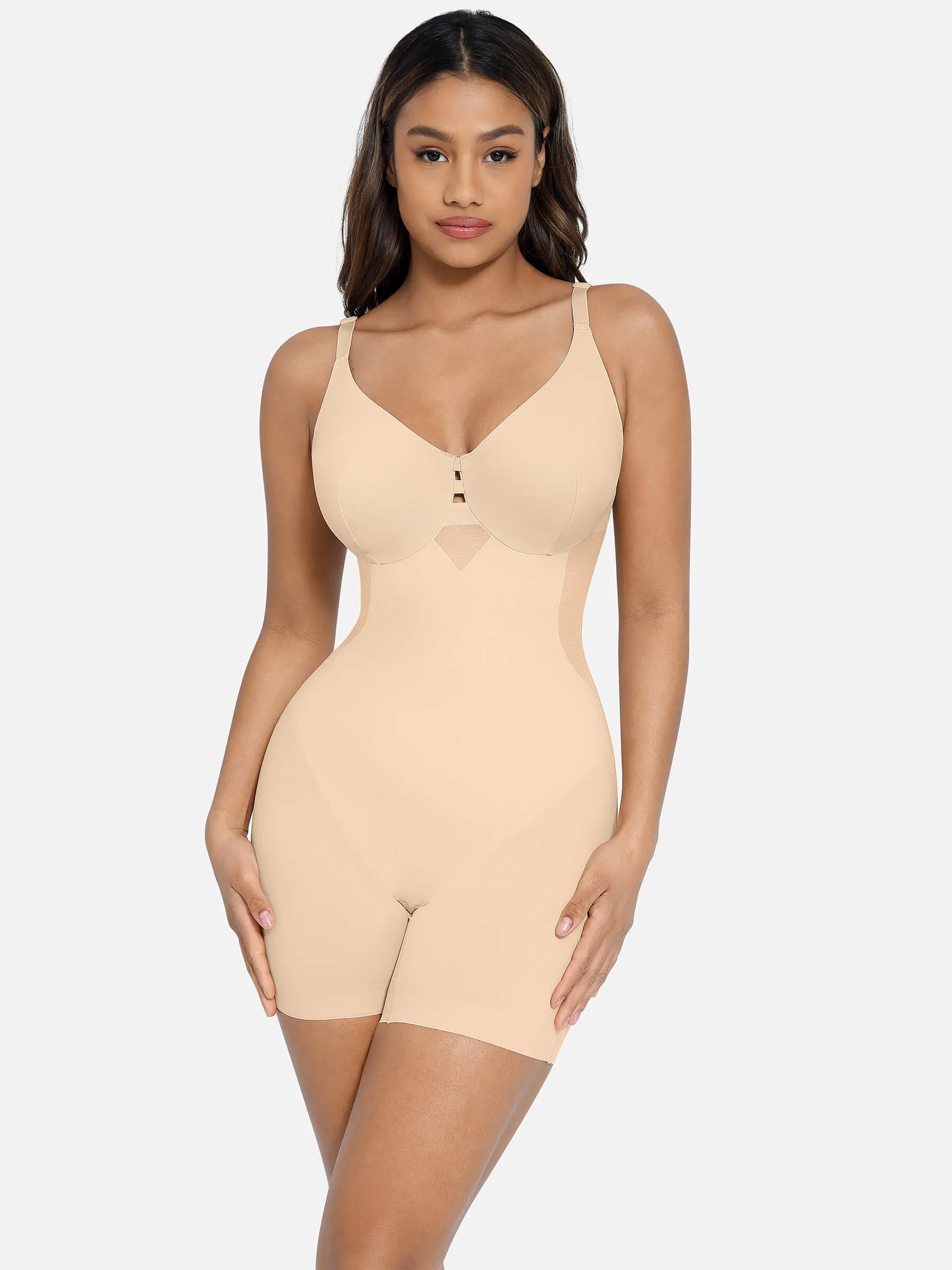 Feelingirl Seamless Thigh Control Breast Lift Shapewear sold by FeelinGirl product image thumbnail 2