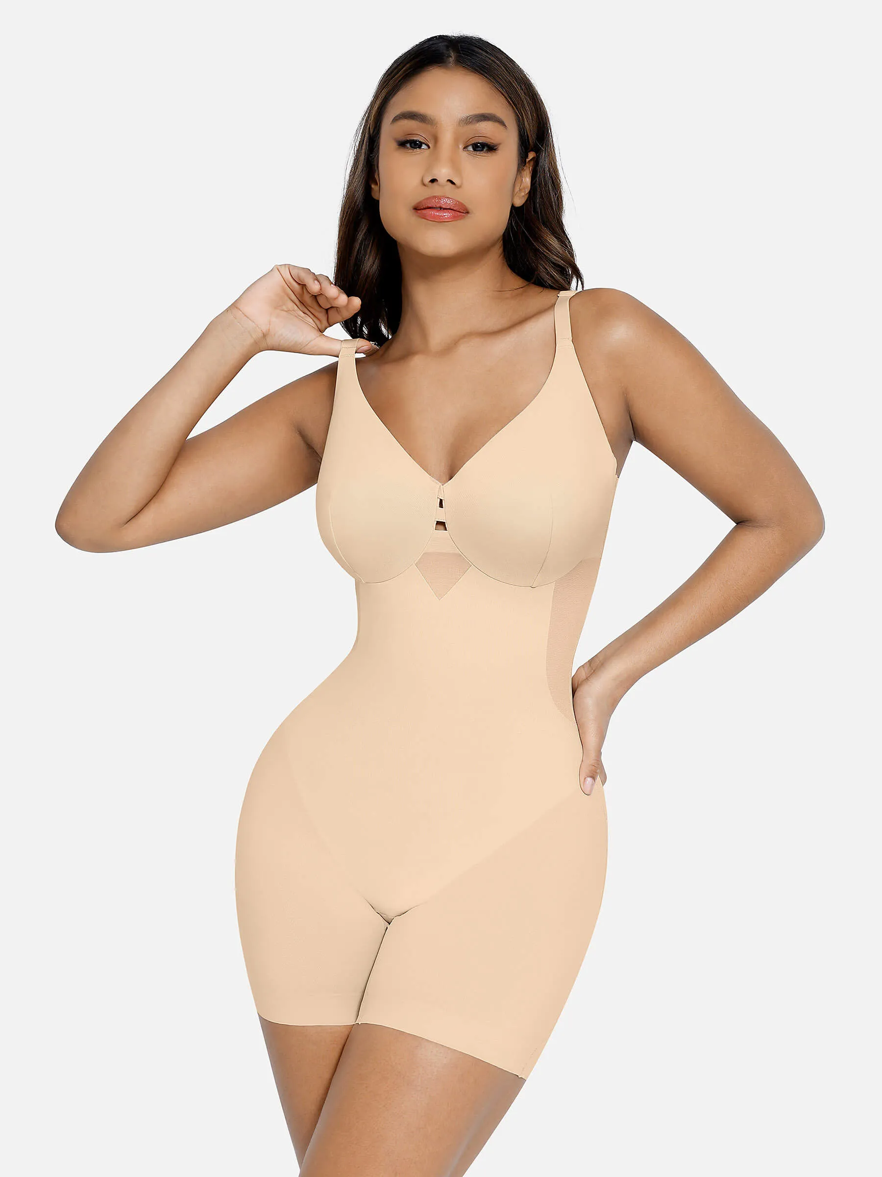 Feelingirl Seamless Thigh Control Breast Lift Shapewear sold by FeelinGirl