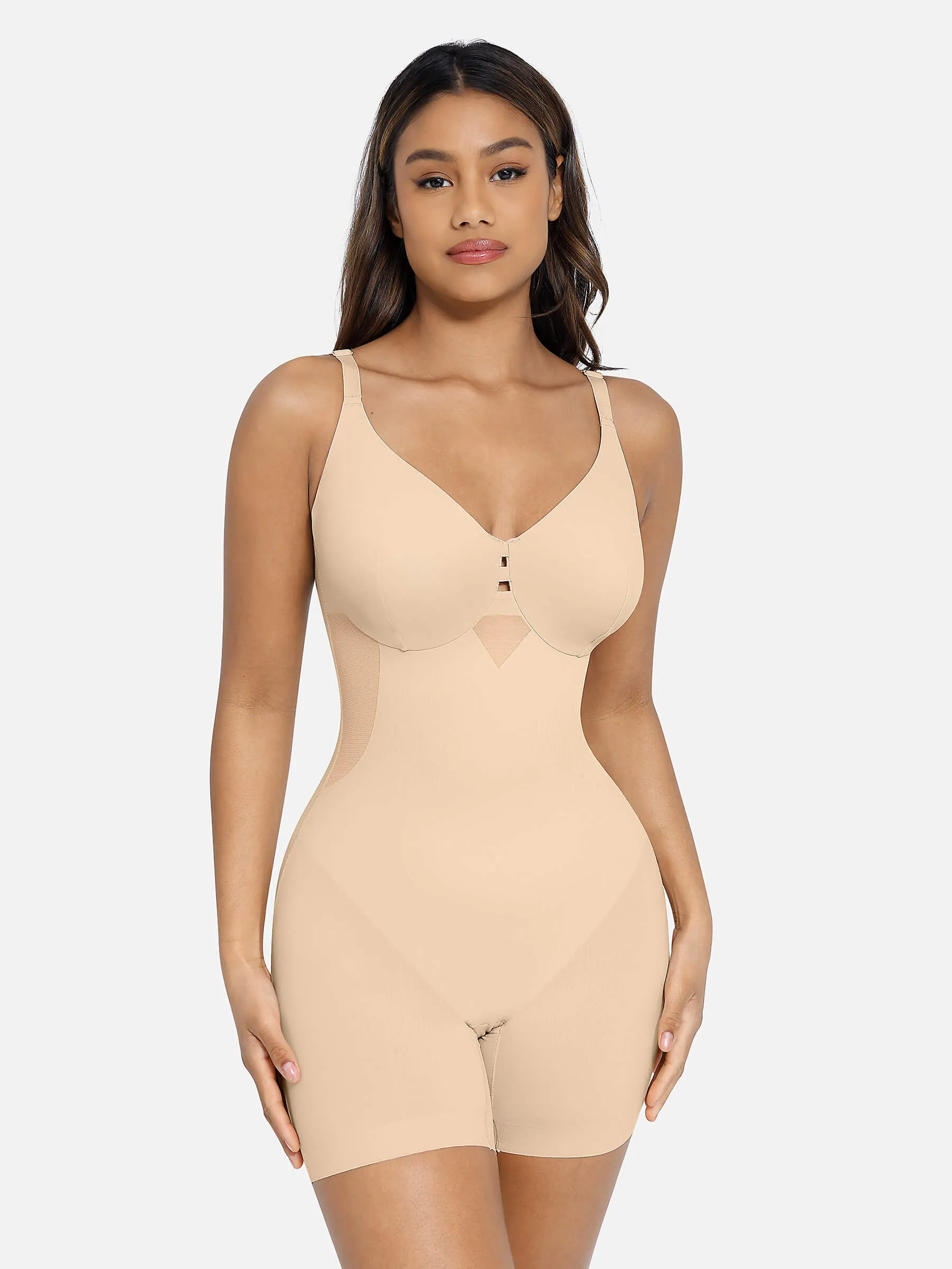 Feelingirl Seamless Thigh Control Breast Lift Shapewear sold by FeelinGirl product image thumbnail 4