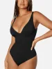 Feelingirl V Neck Tummy Control Shaping Bodysuit sold by FeelinGirl