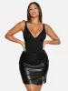 Feelingirl V Neck Tummy Control Shaping Bodysuit sold by FeelinGirl