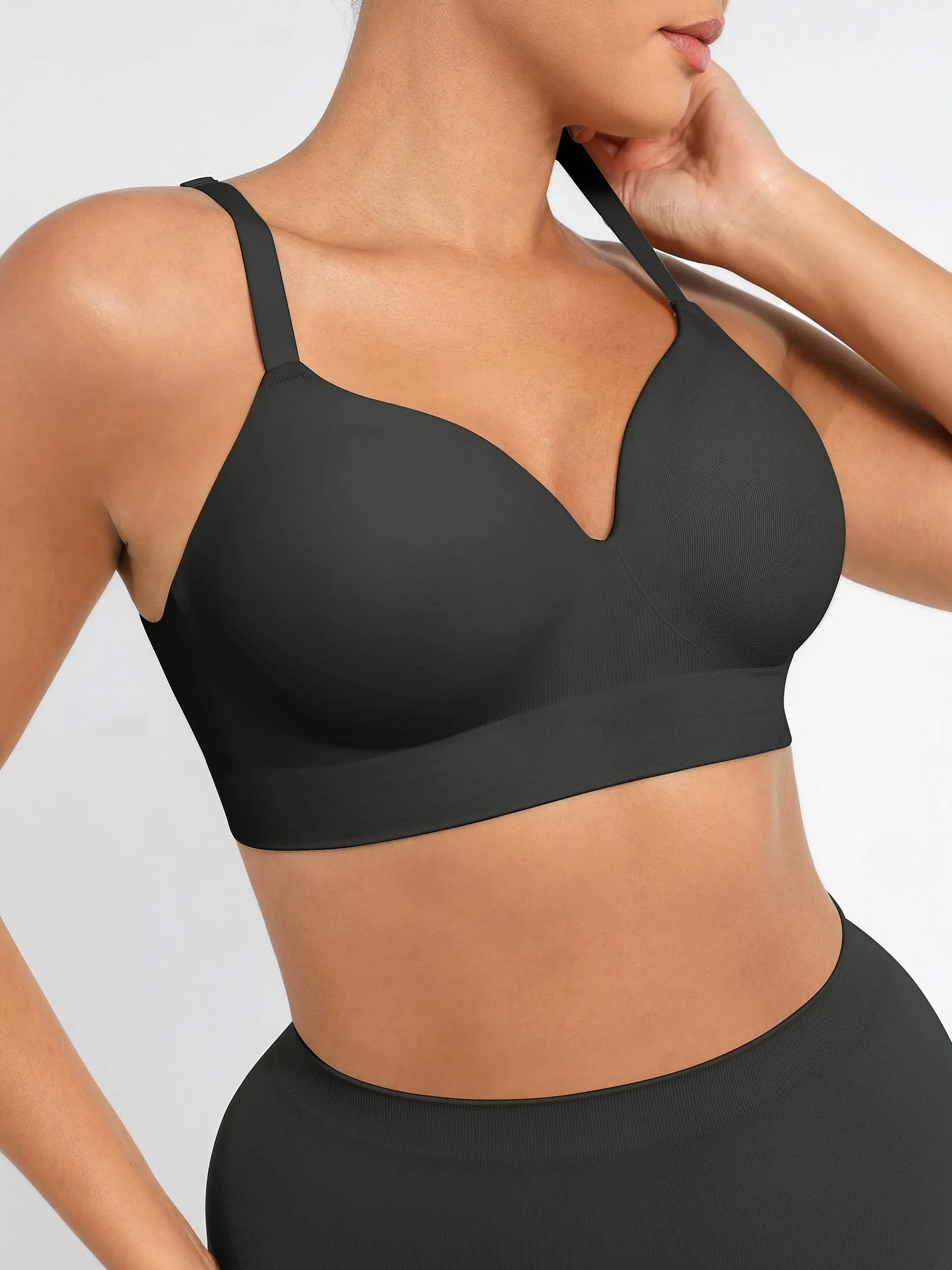 Feelingirl Wireless Push-Up Bra & Seamless Tummy Control Brief Set sold by FeelinGirl product image thumbnail 5