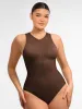 Feelingirl Tummy-Shaping Seamless Zipper Bodysuit sold by FeelinGirl