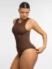 Feelingirl Tummy-Shaping Seamless Zipper Bodysuit sold by FeelinGirl