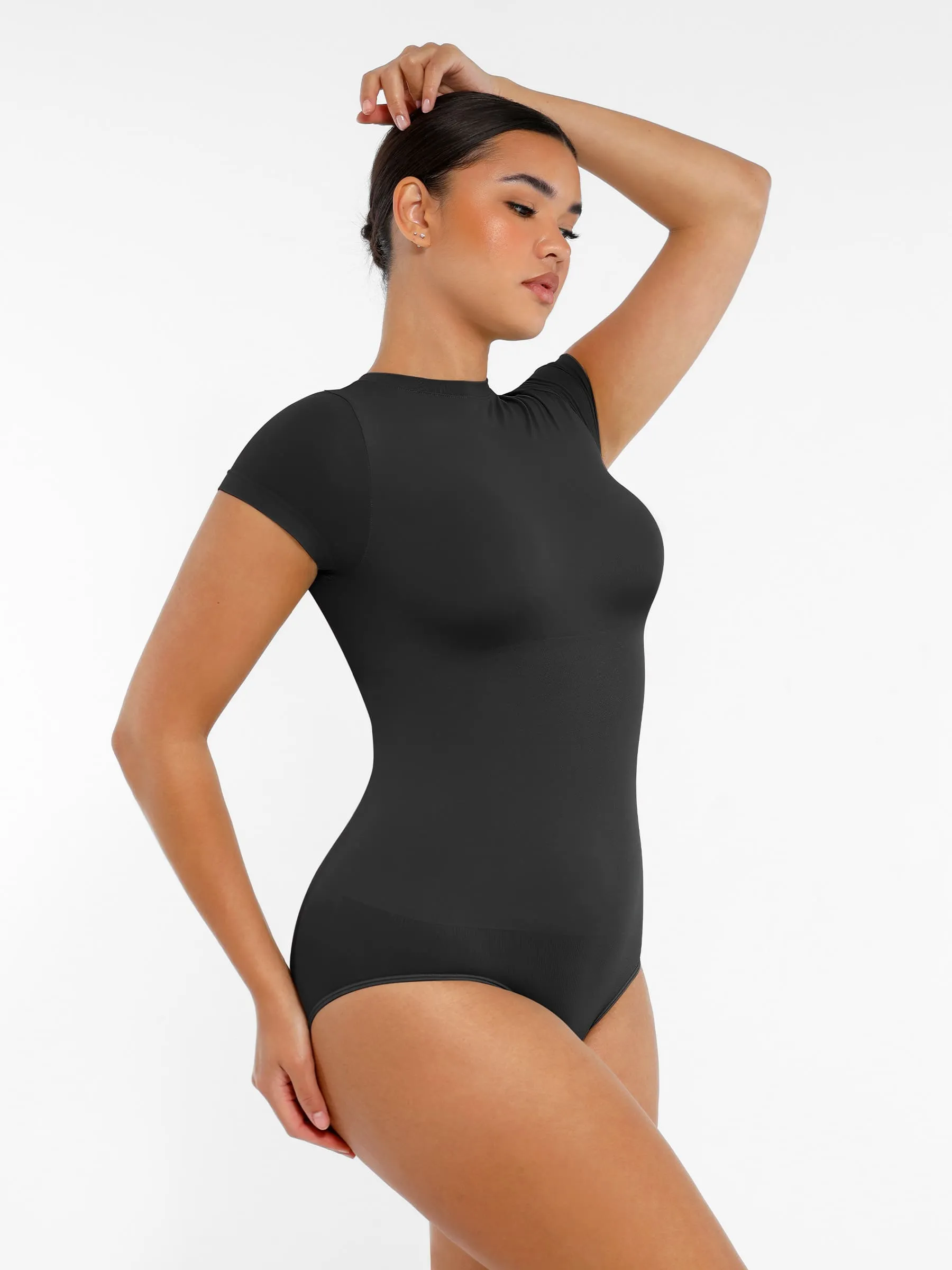 Crew Neck Seamless Bodysuit sold by FeelinGirl product image thumbnail 4