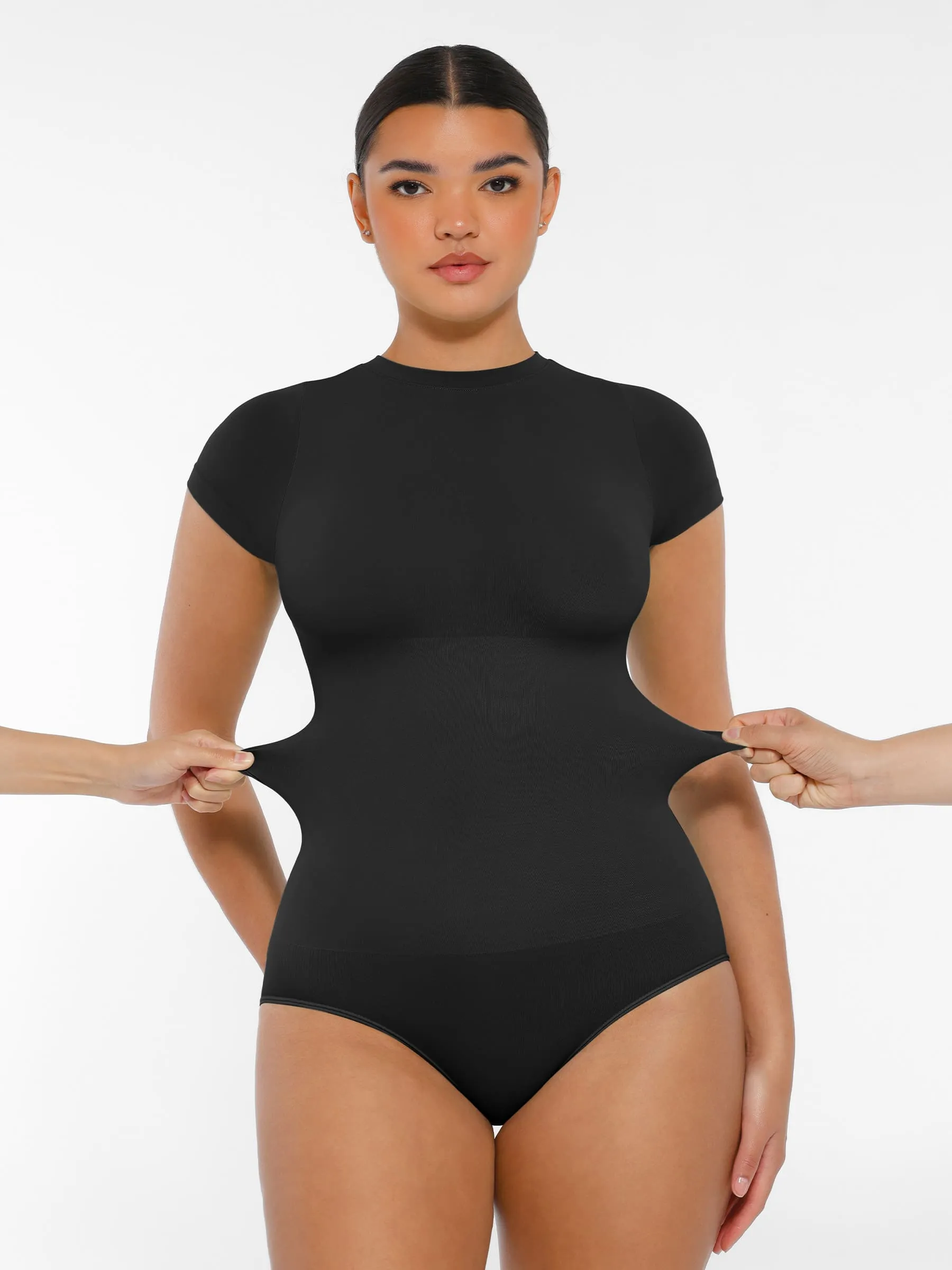 Crew Neck Seamless Bodysuit sold by FeelinGirl product image thumbnail 3